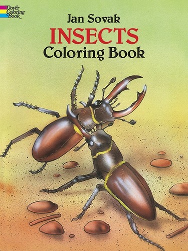 Insects coloring book jan - book,,