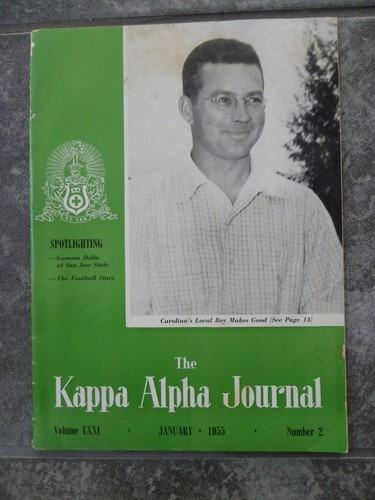 Vtg jan 1955 fraternity - 1955,