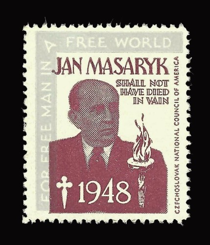 1948 jan masaryk - 1948, poster