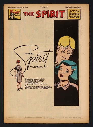 Spirit weekly newspaper comic - newspaper,