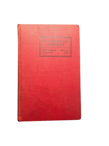Congressional directory 80th - directory",
